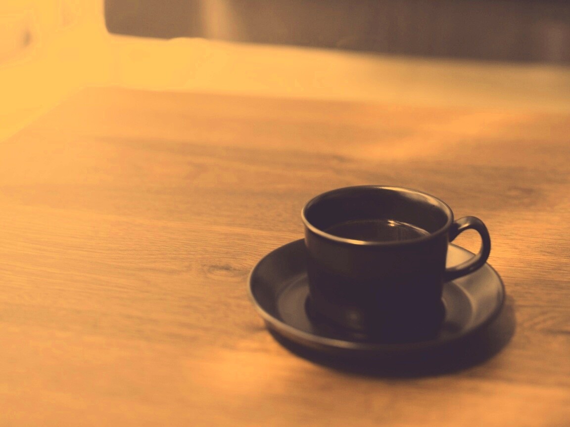 Кофе на столе обои