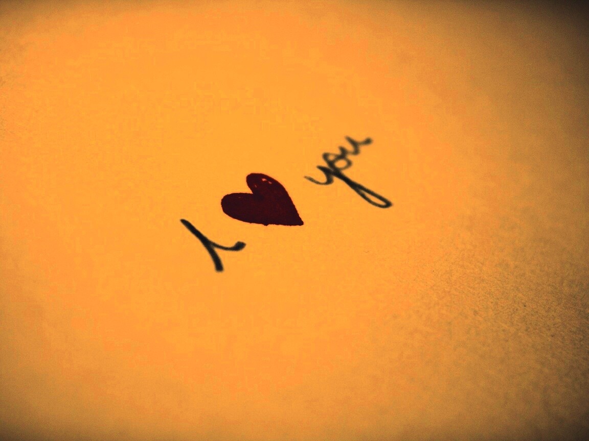 I love you обои