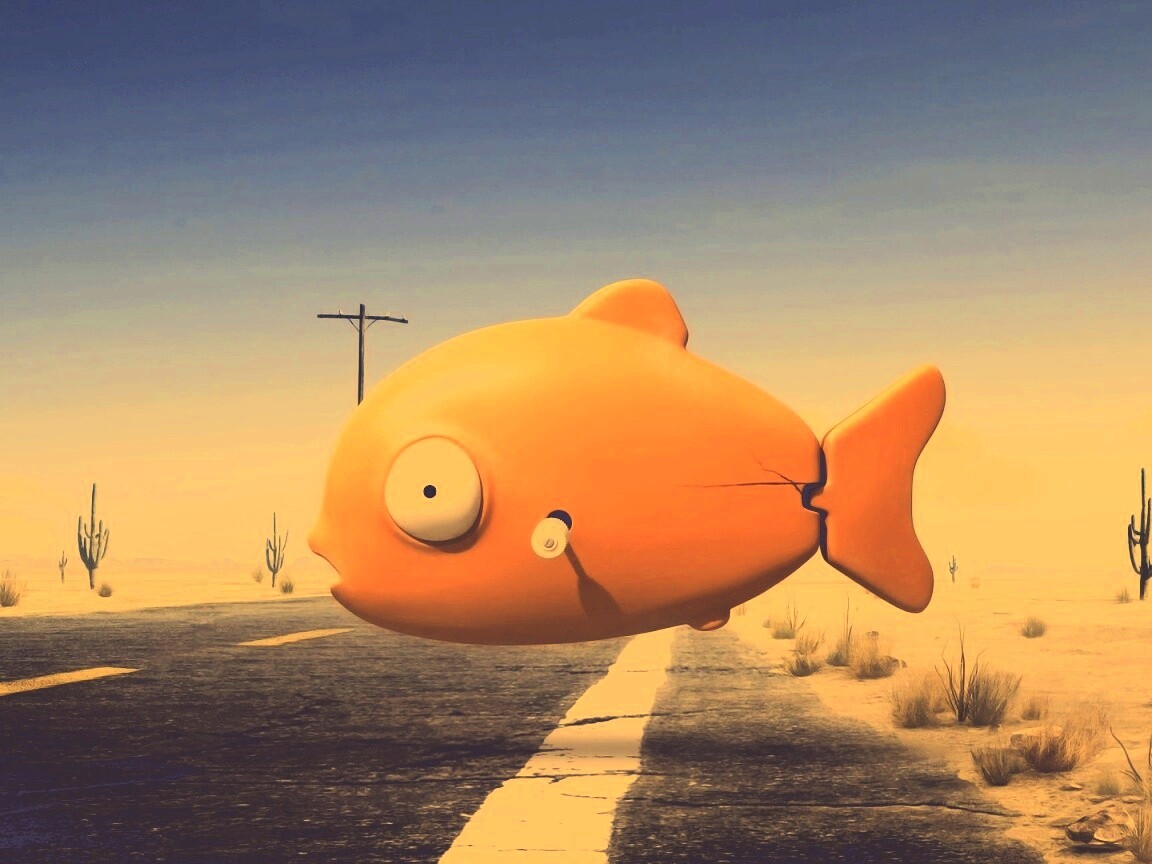 Рыбка из Ранго обои