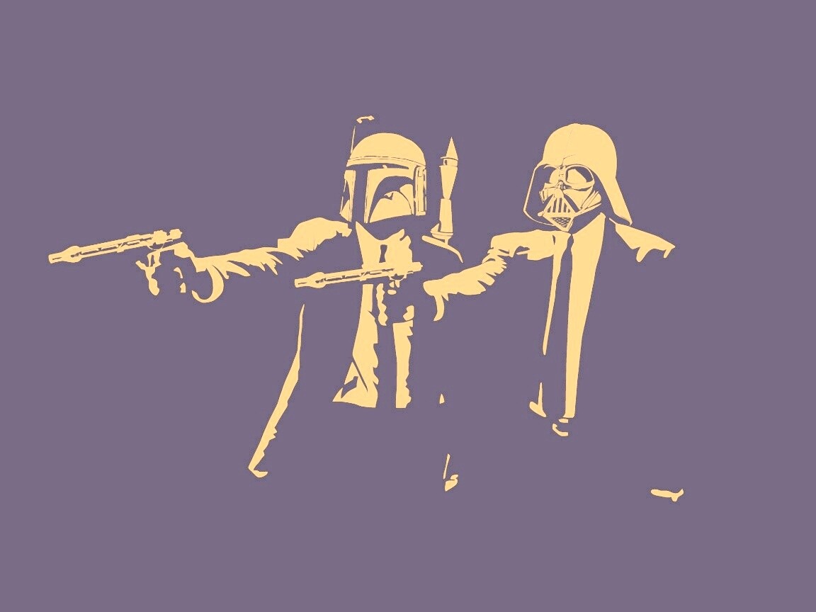 Pulp Fiction в стиле Star Wars обои