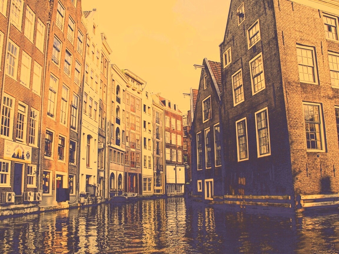 Венецианские каналы в Амстердаме обои