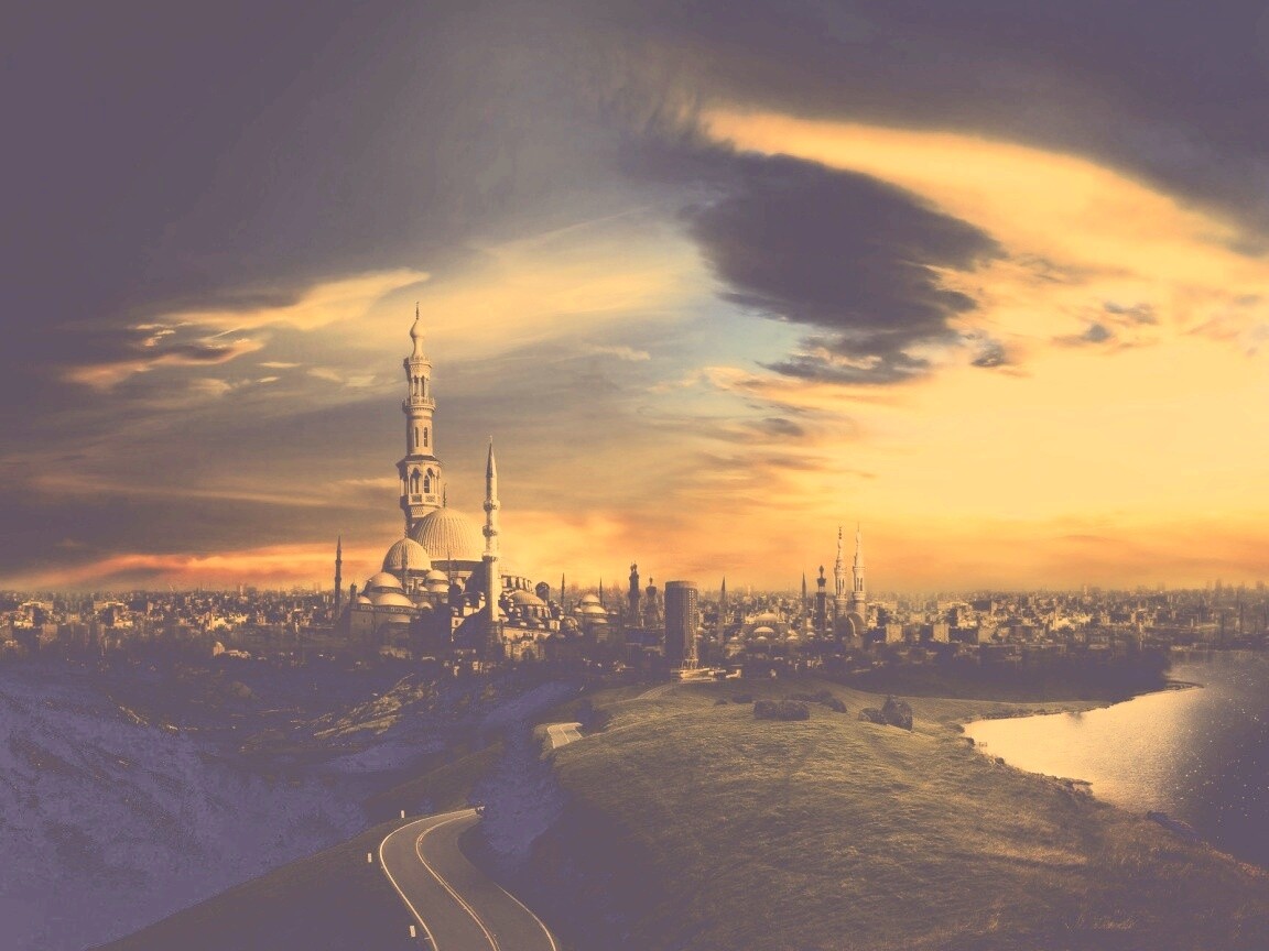 Город минаретов обои