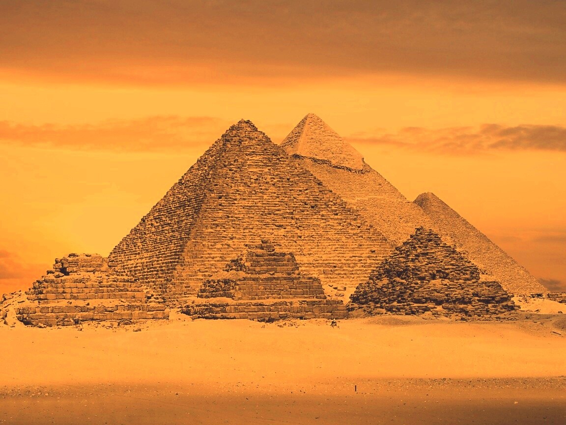 Великие пирамиды в Гизе обои