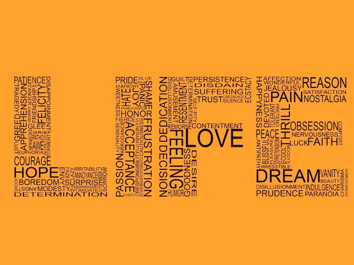 Жизнь в словах обои