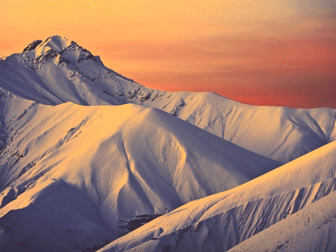 Снежные вершины обои