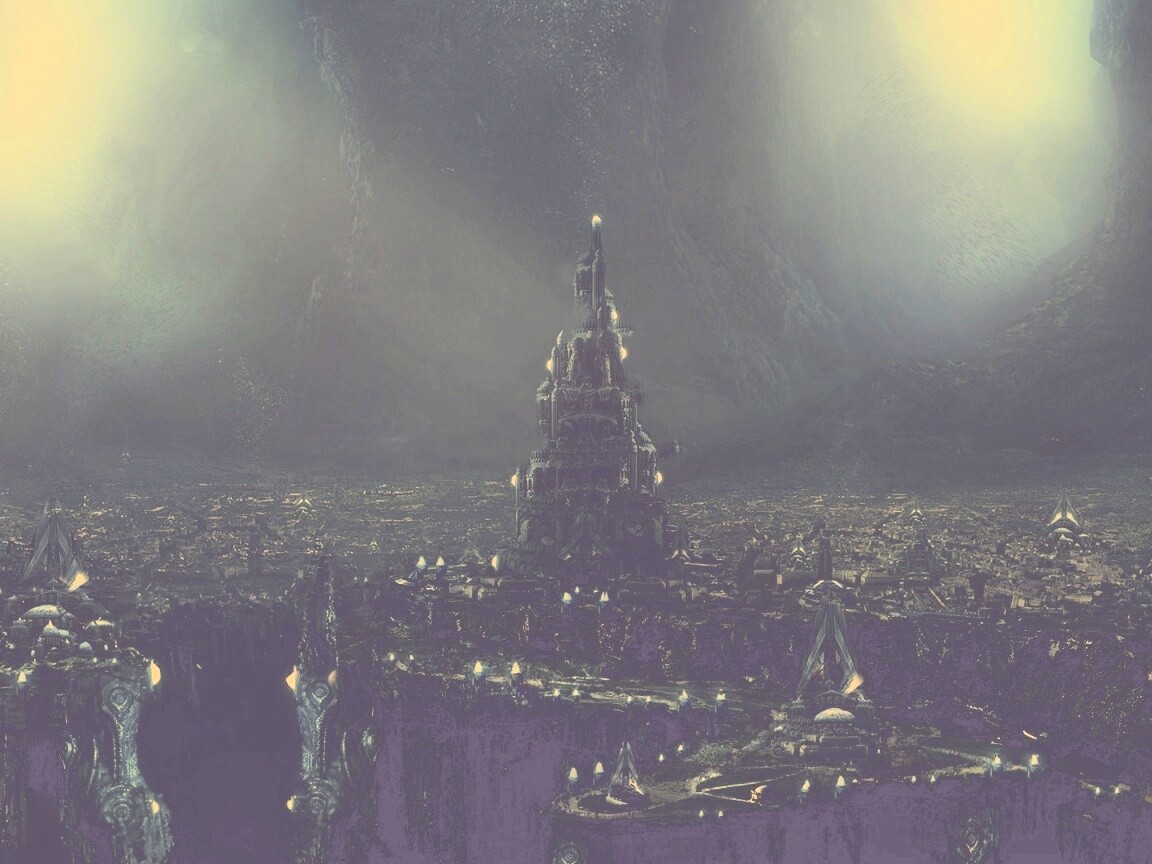 Подземный город обои