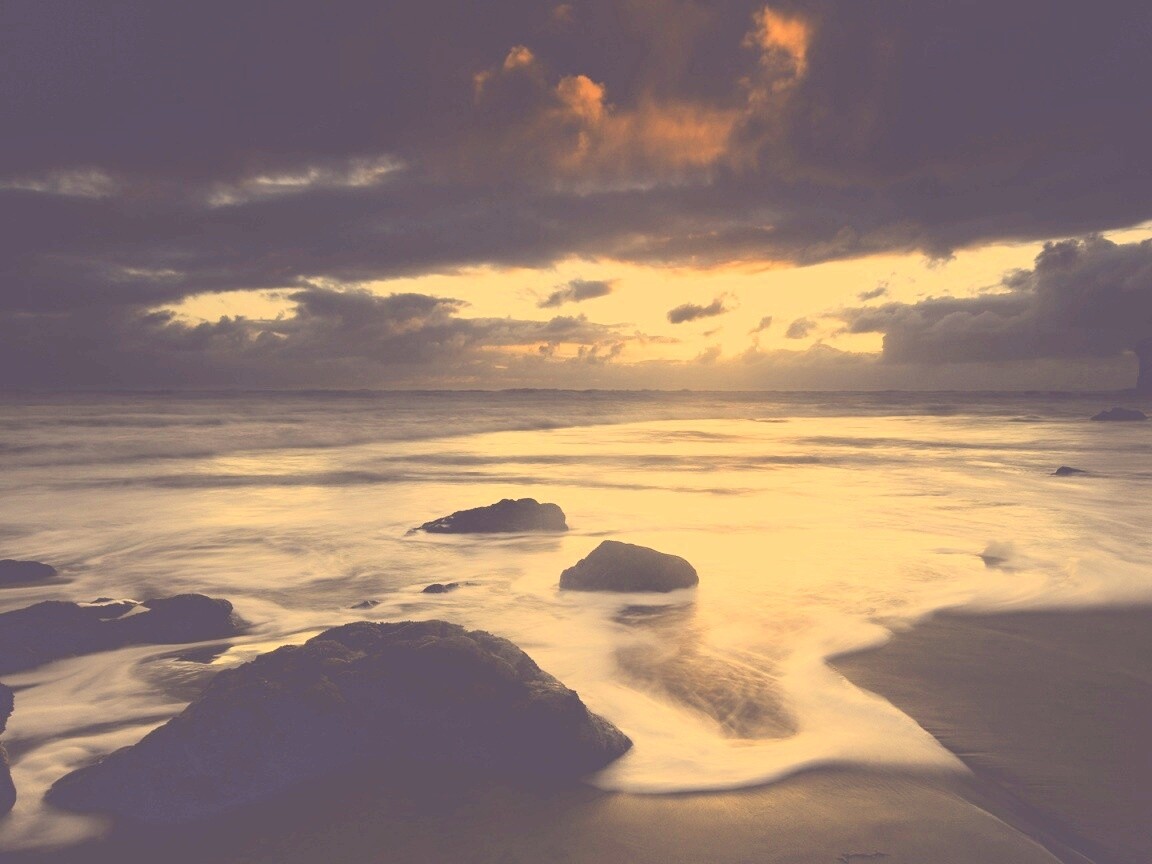 Тёмные берега обои