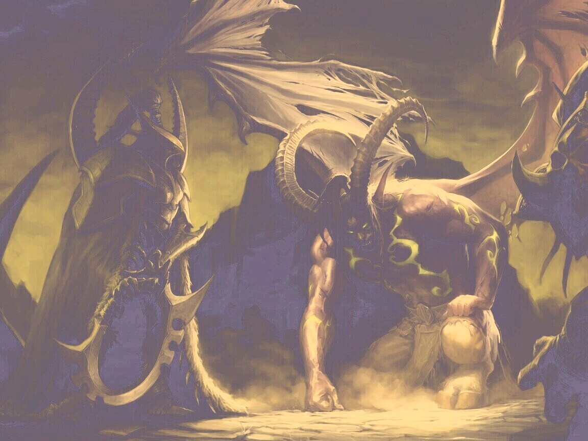 Иллидан из War Craft обои