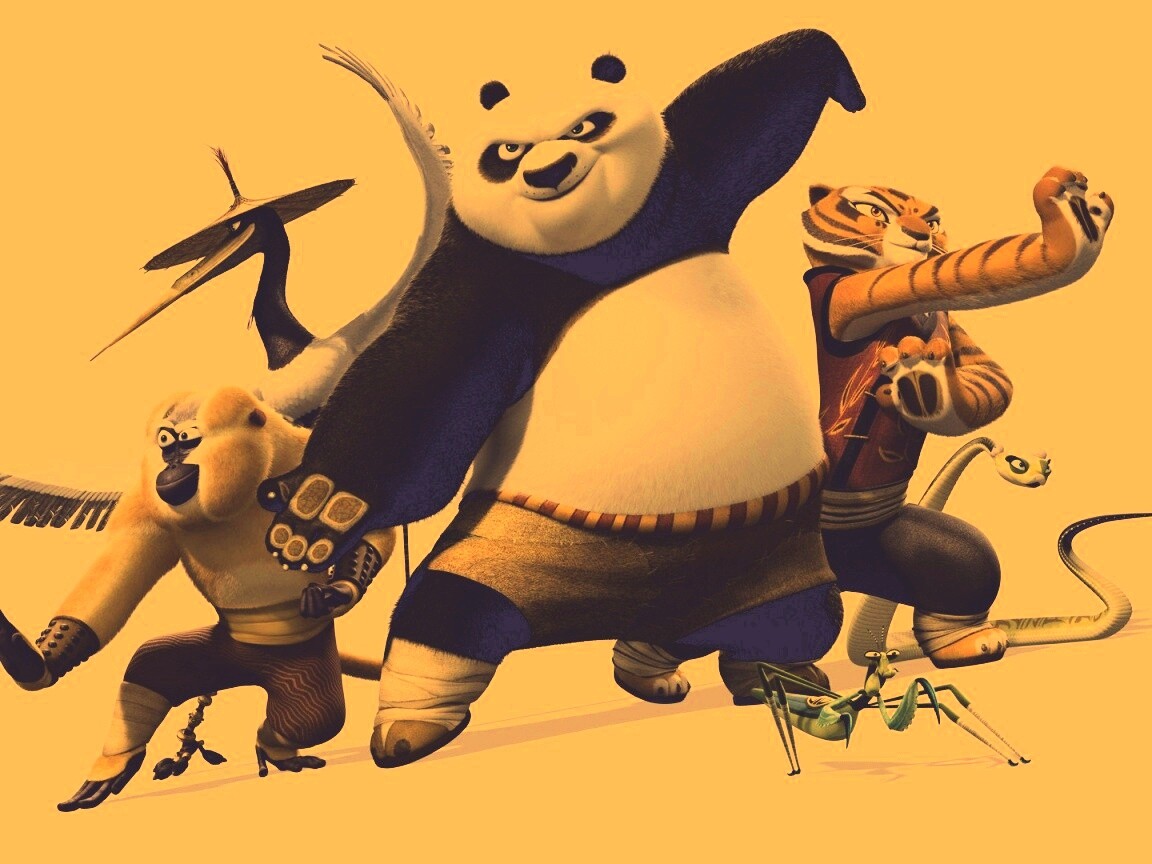 Герои Кунг-фу панда обои