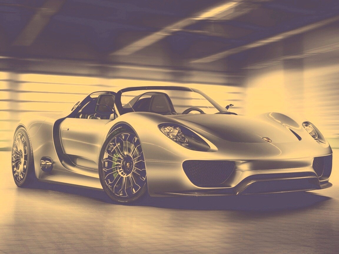 Porache 918 Spider обои