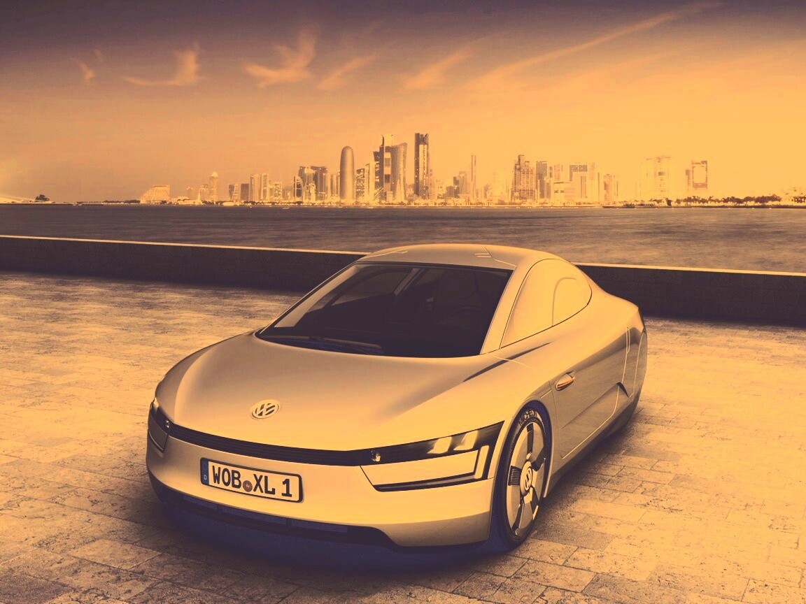 Очень красивый концепткар от фольксваген обои
