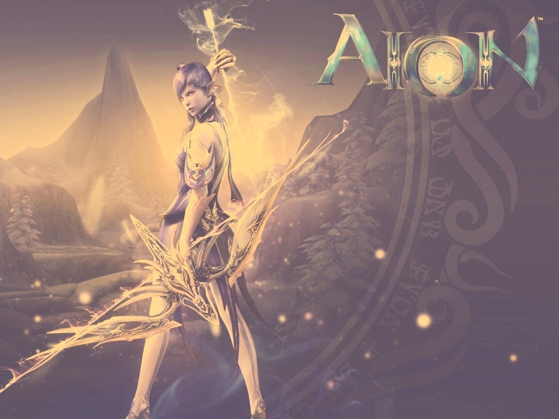 Эльфийка из Aion обои