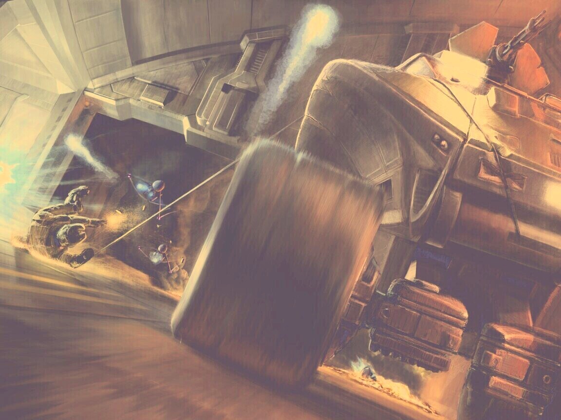 Погоня в Halo обои