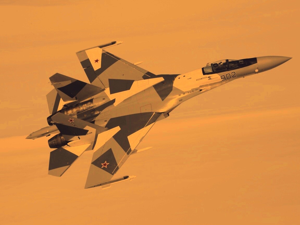 Полёт истребителя обои