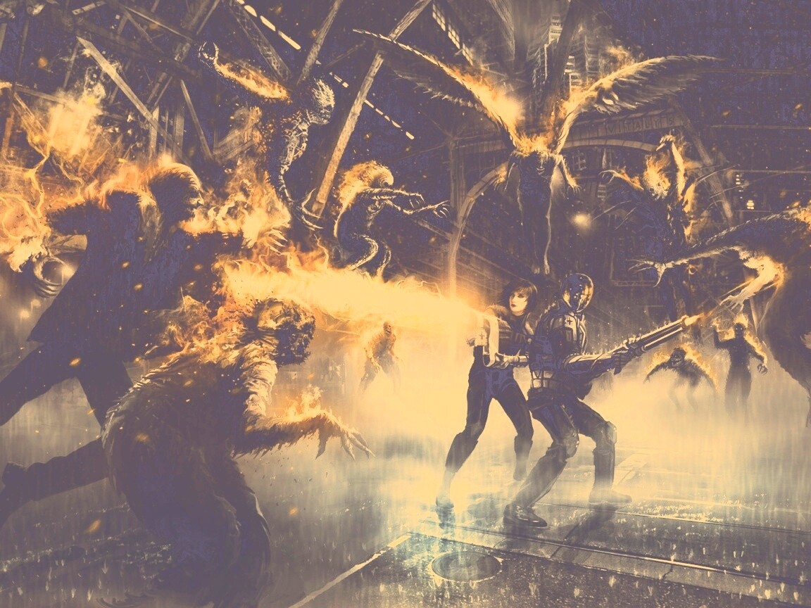 Игровой фанарт обои