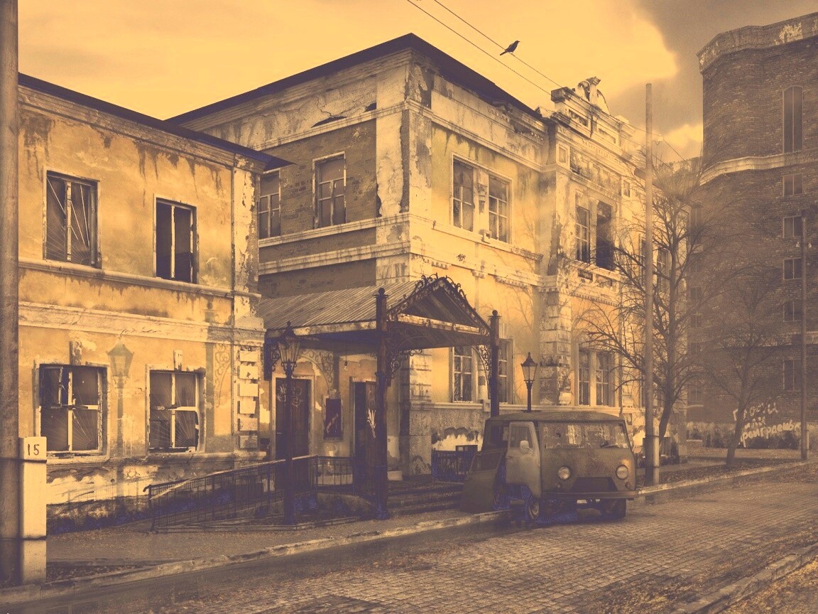 Старое здание обои