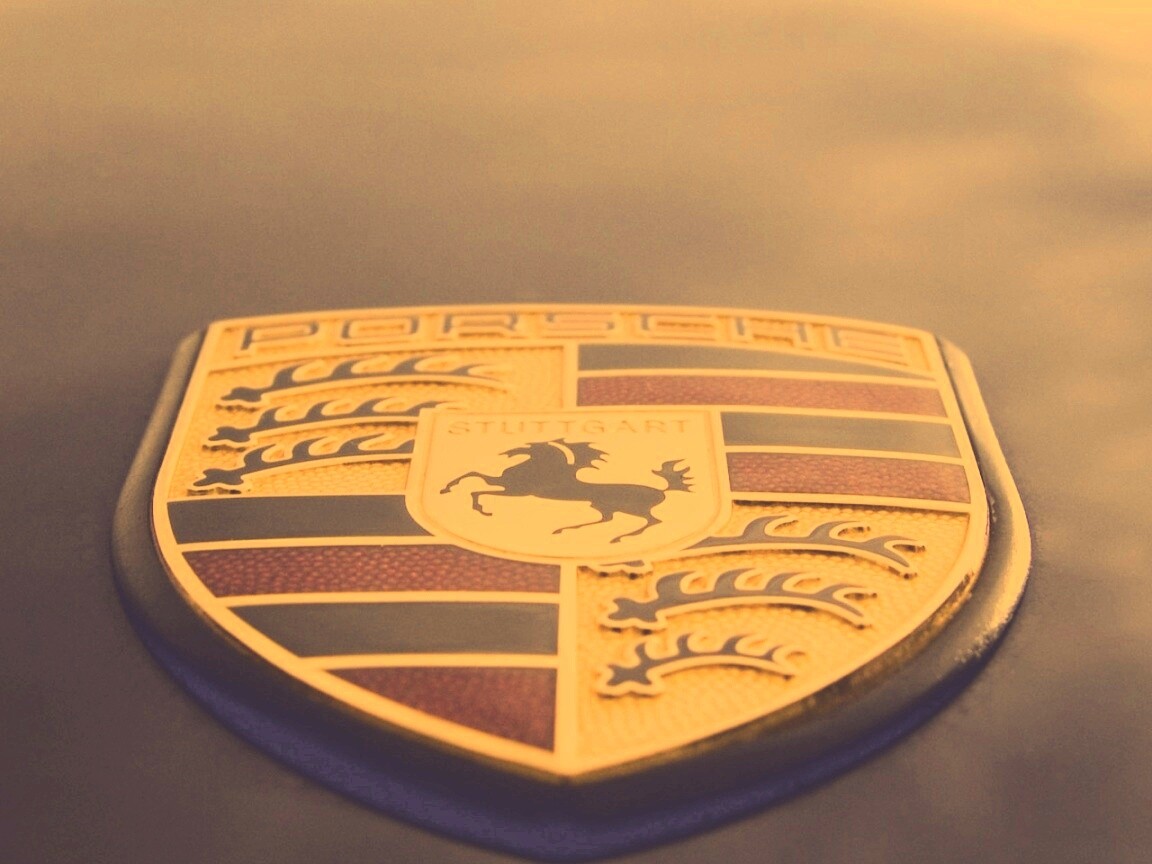 Логотип порше обои