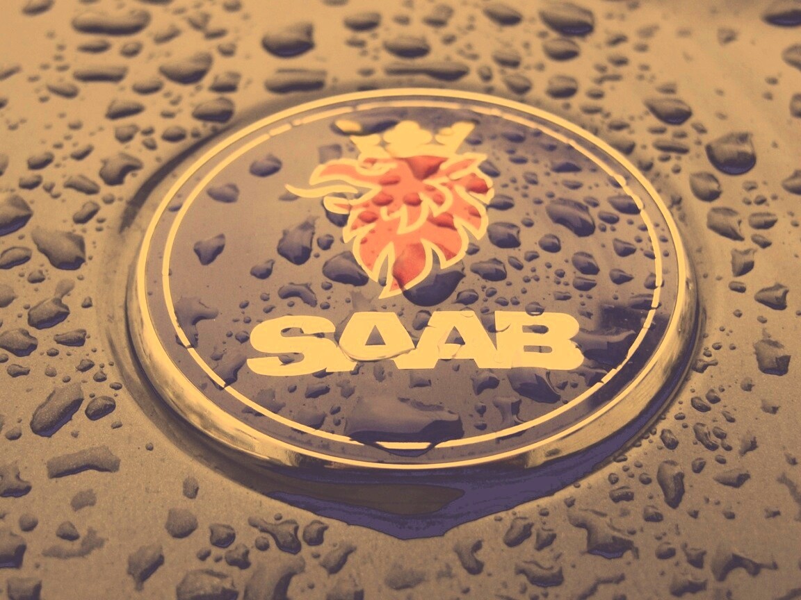 Логотип Saab обои