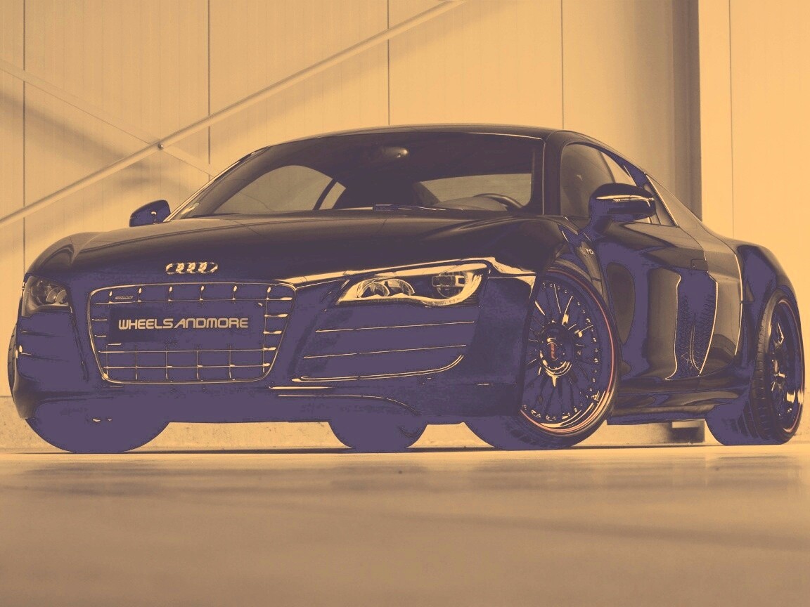 Audi черного цвета обои