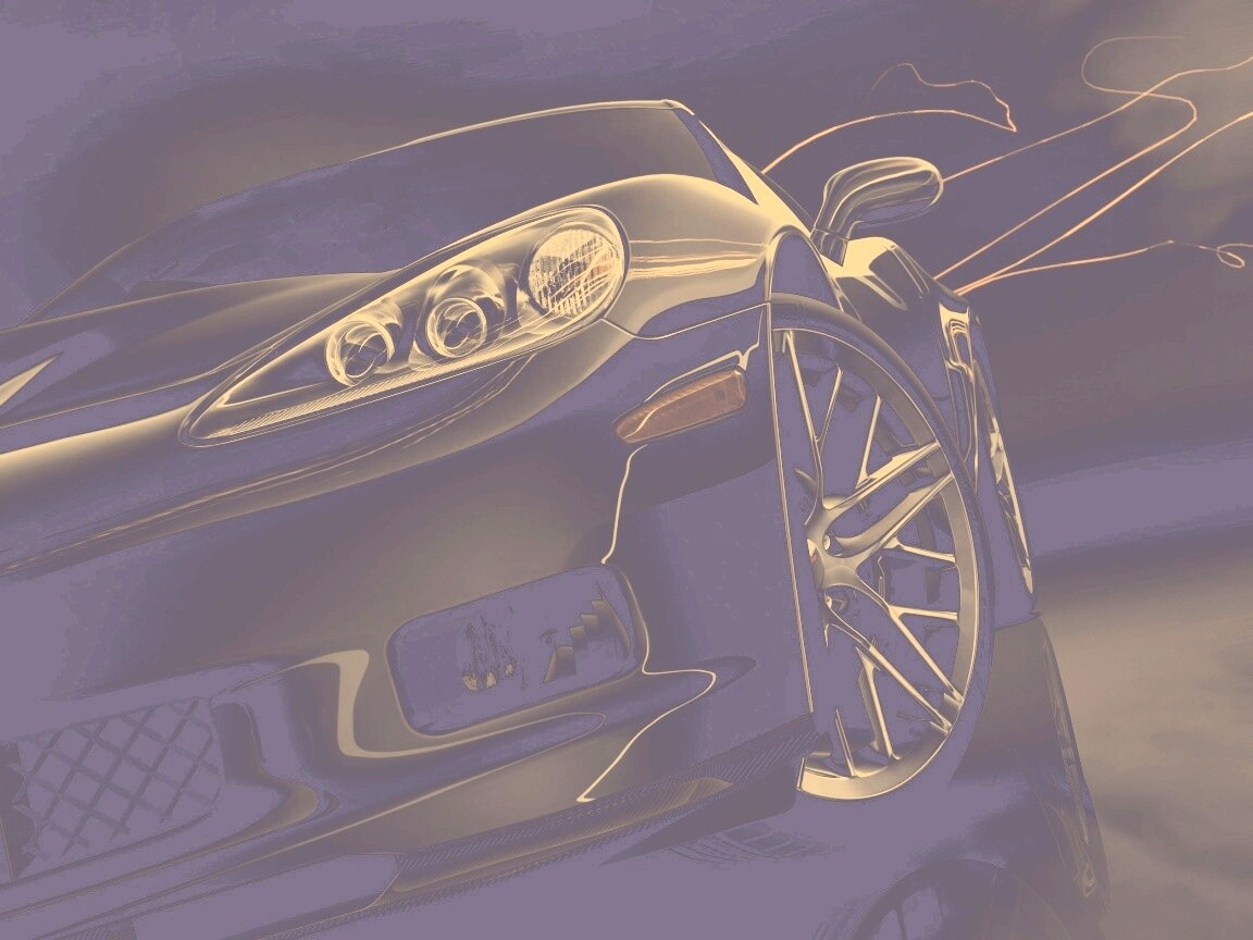 Чёрное авто обои