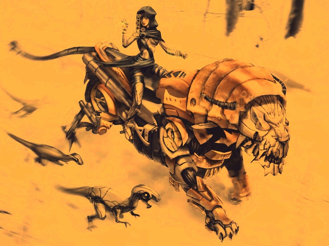 Кибернетическая погоня обои