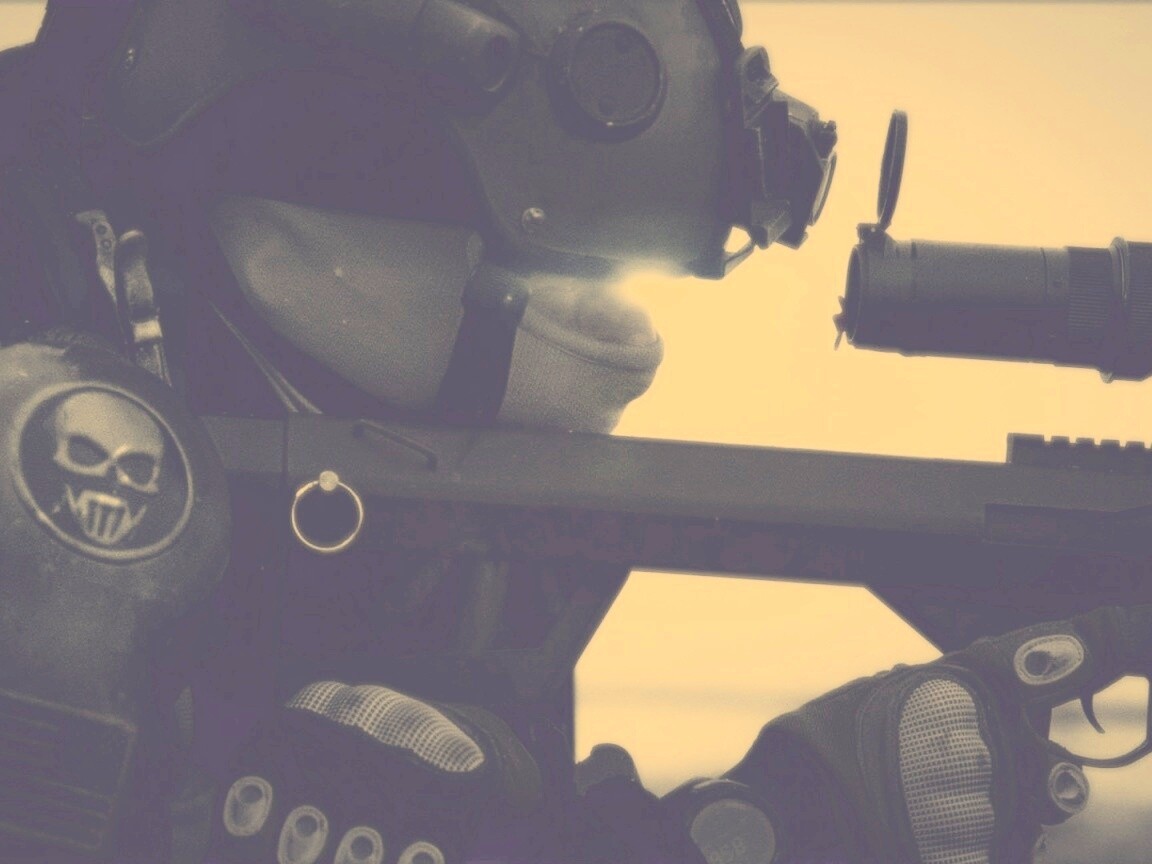 Снайпер за работой обои