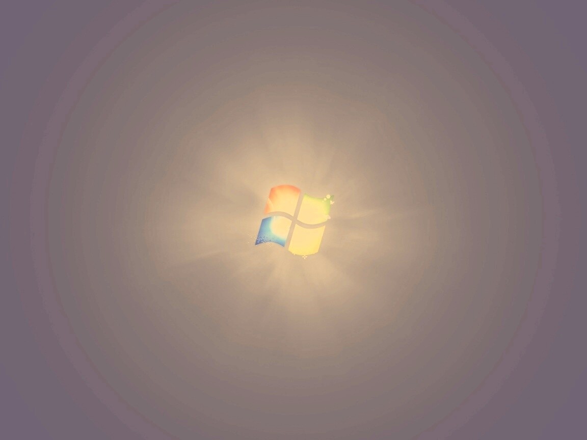 Черные обои Windows Seven обои