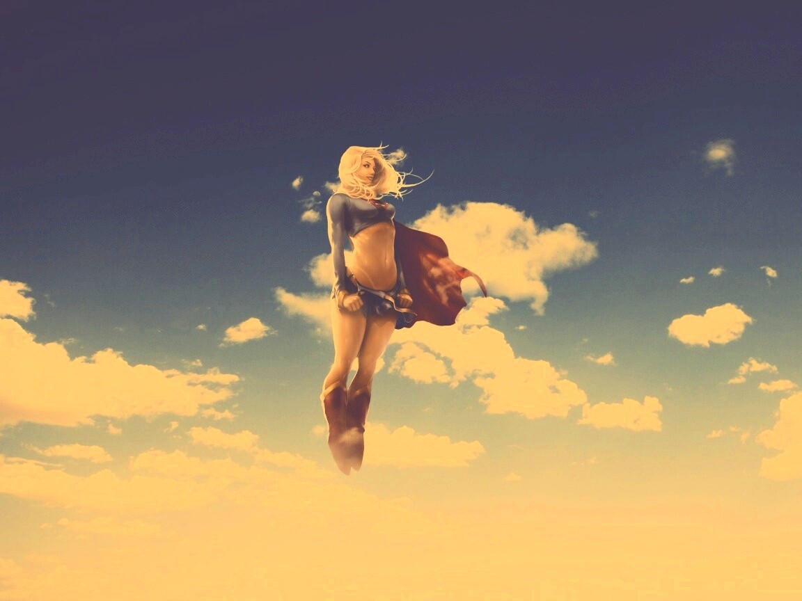 Супердевушка обои