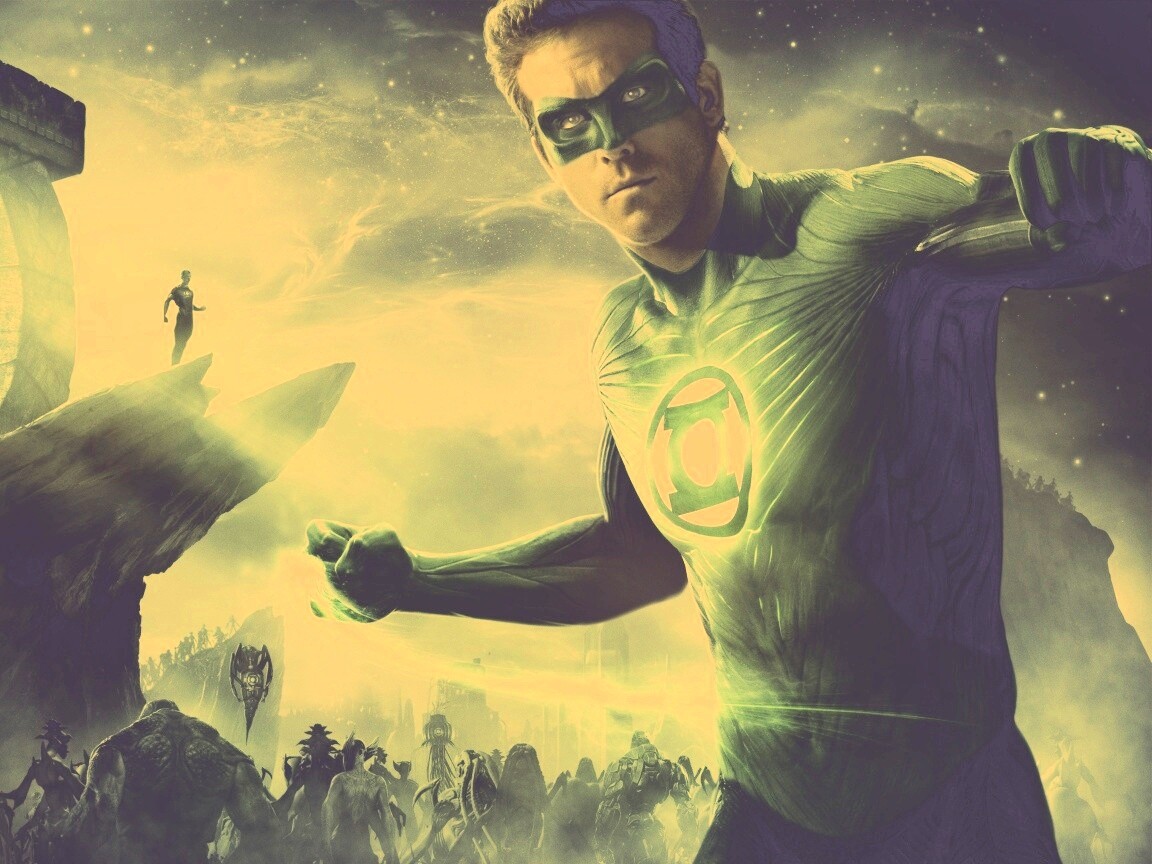 Зелёный фонарь обои