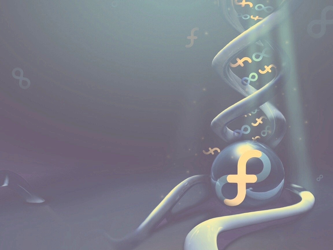 OS Fedora обои