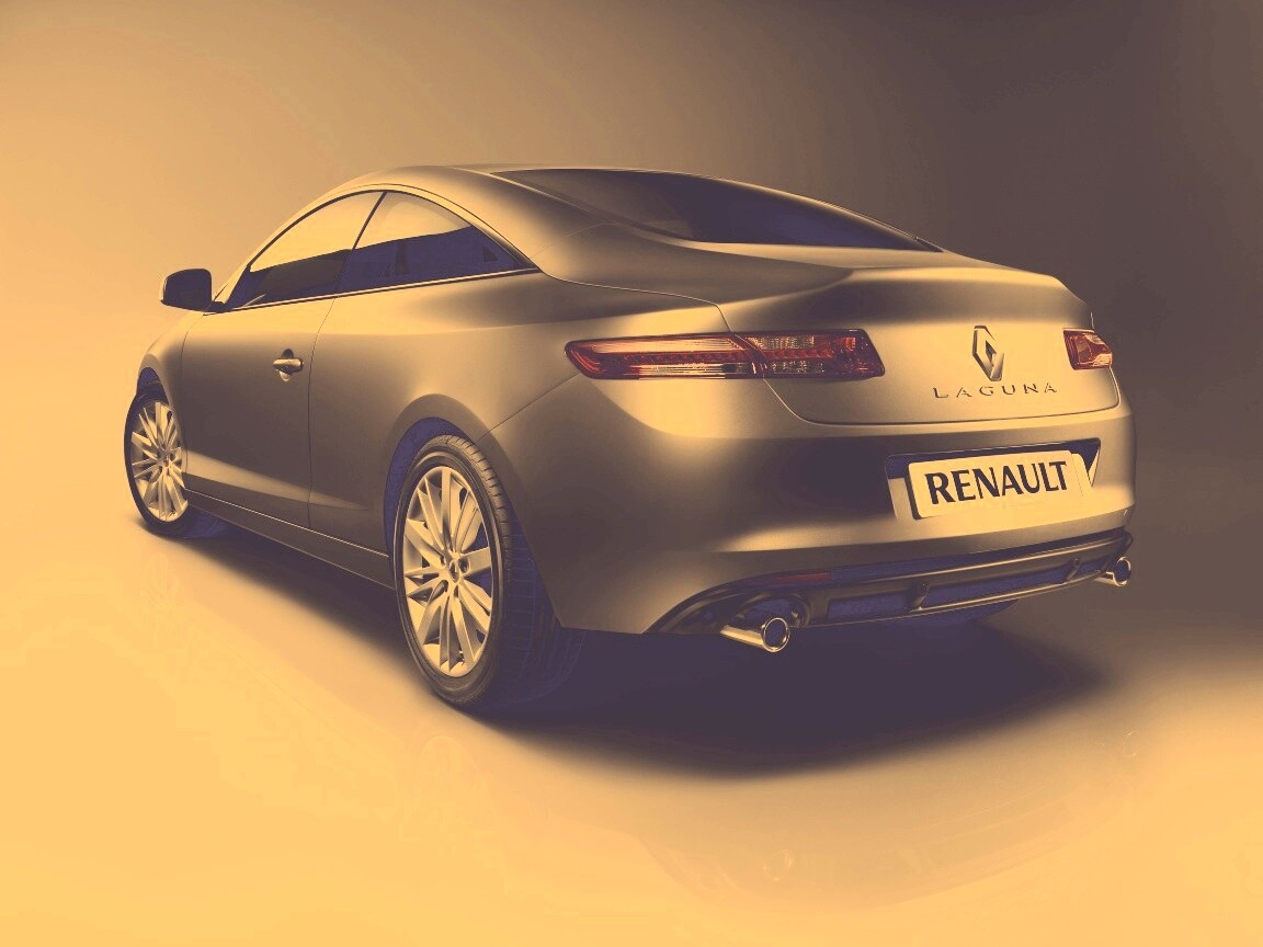 Рено Лагуна: вид сзади обои