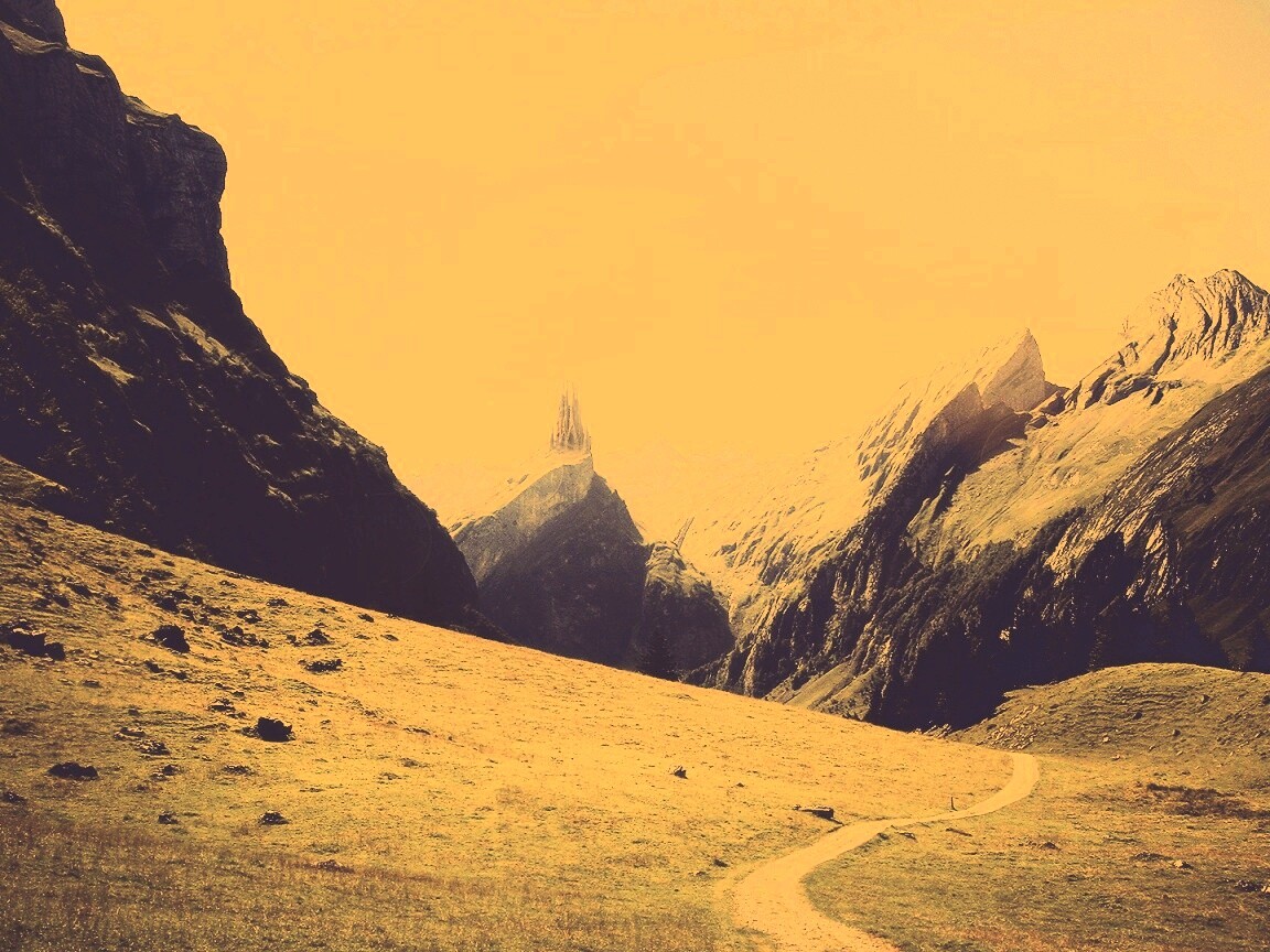 Храм в горах обои