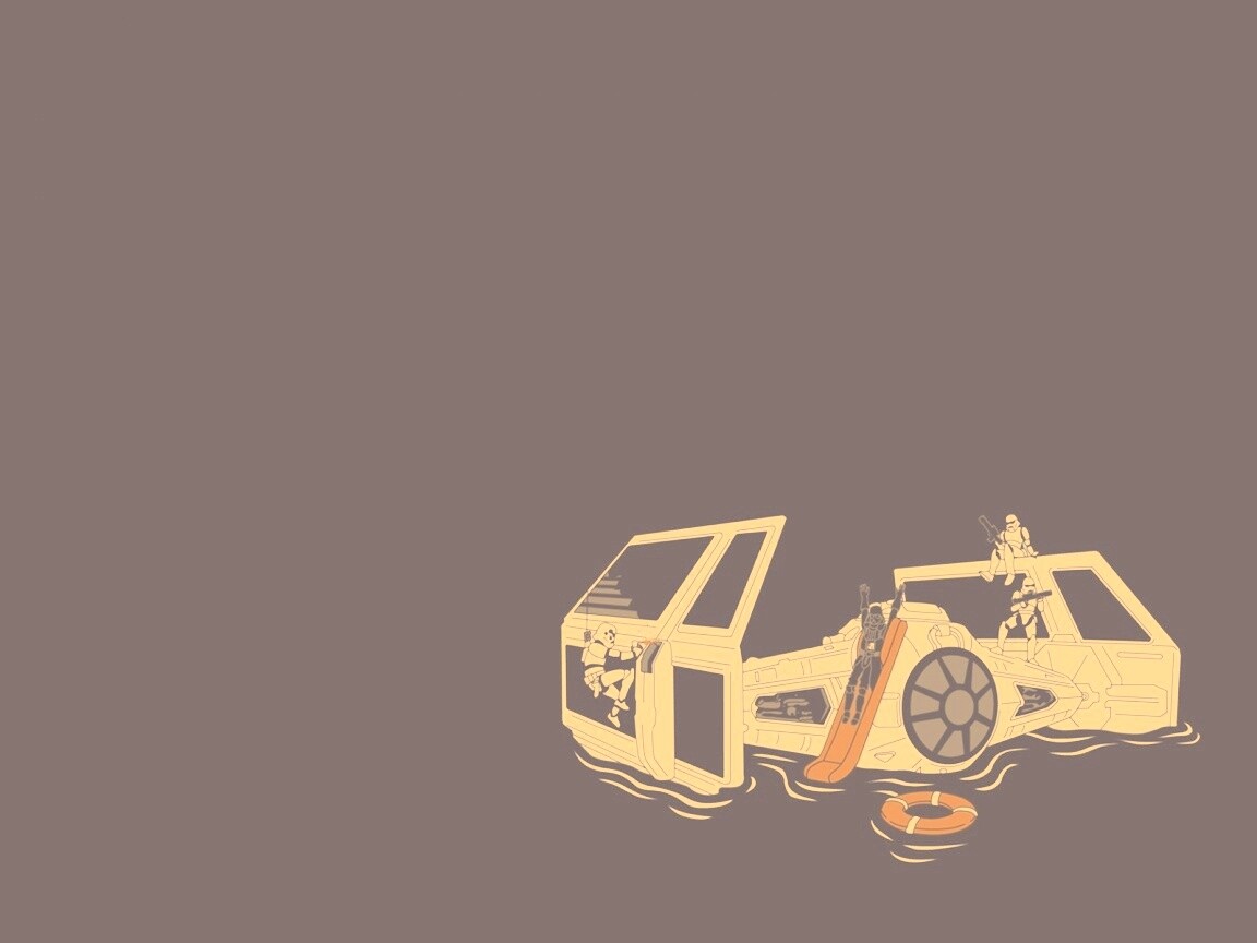 Истребитель империи в экстренной ситуации обои