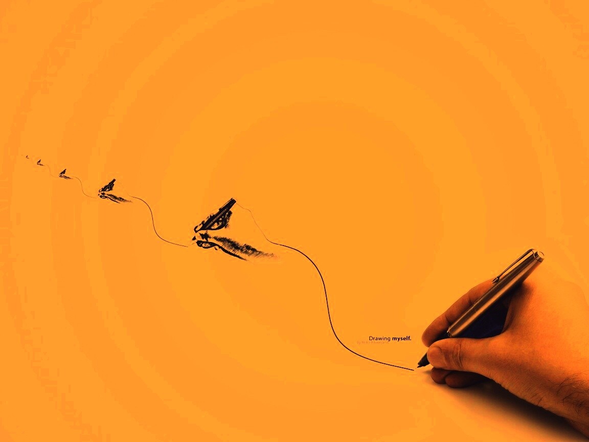 Рисунок - рекурсия обои