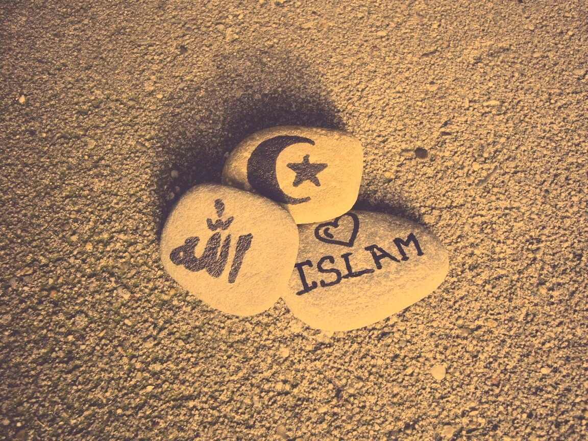 Религия на камнях обои