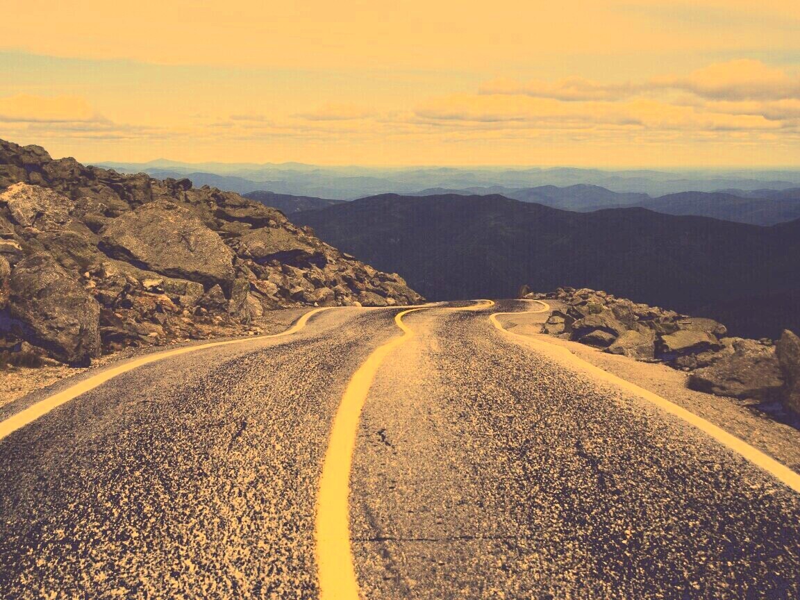 Горная дорога обои