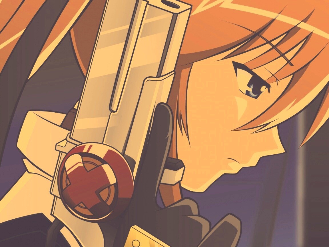 Девушка с пистолетом обои