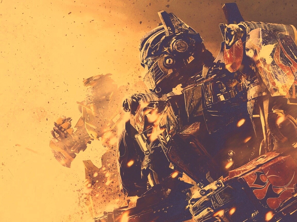 Оптимус Прайм и Бамблби обои