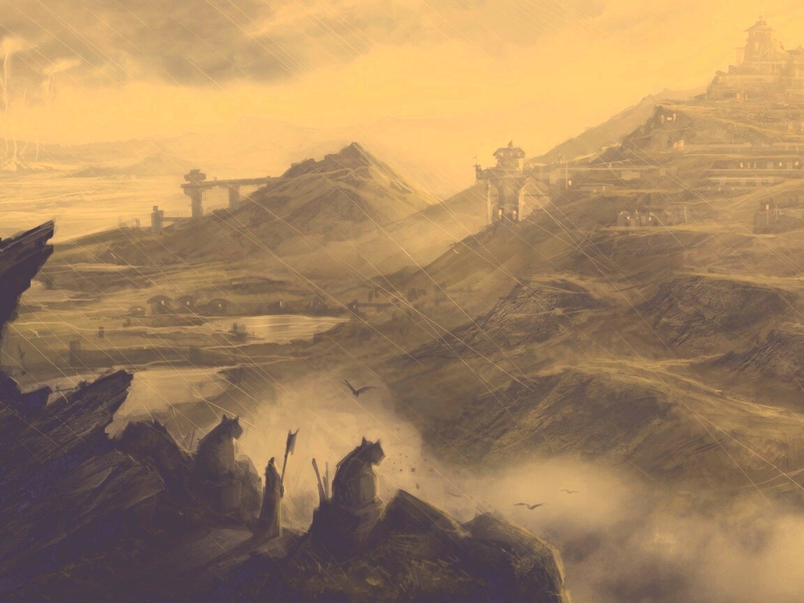 Пейзаж из Dragon Age 2 обои