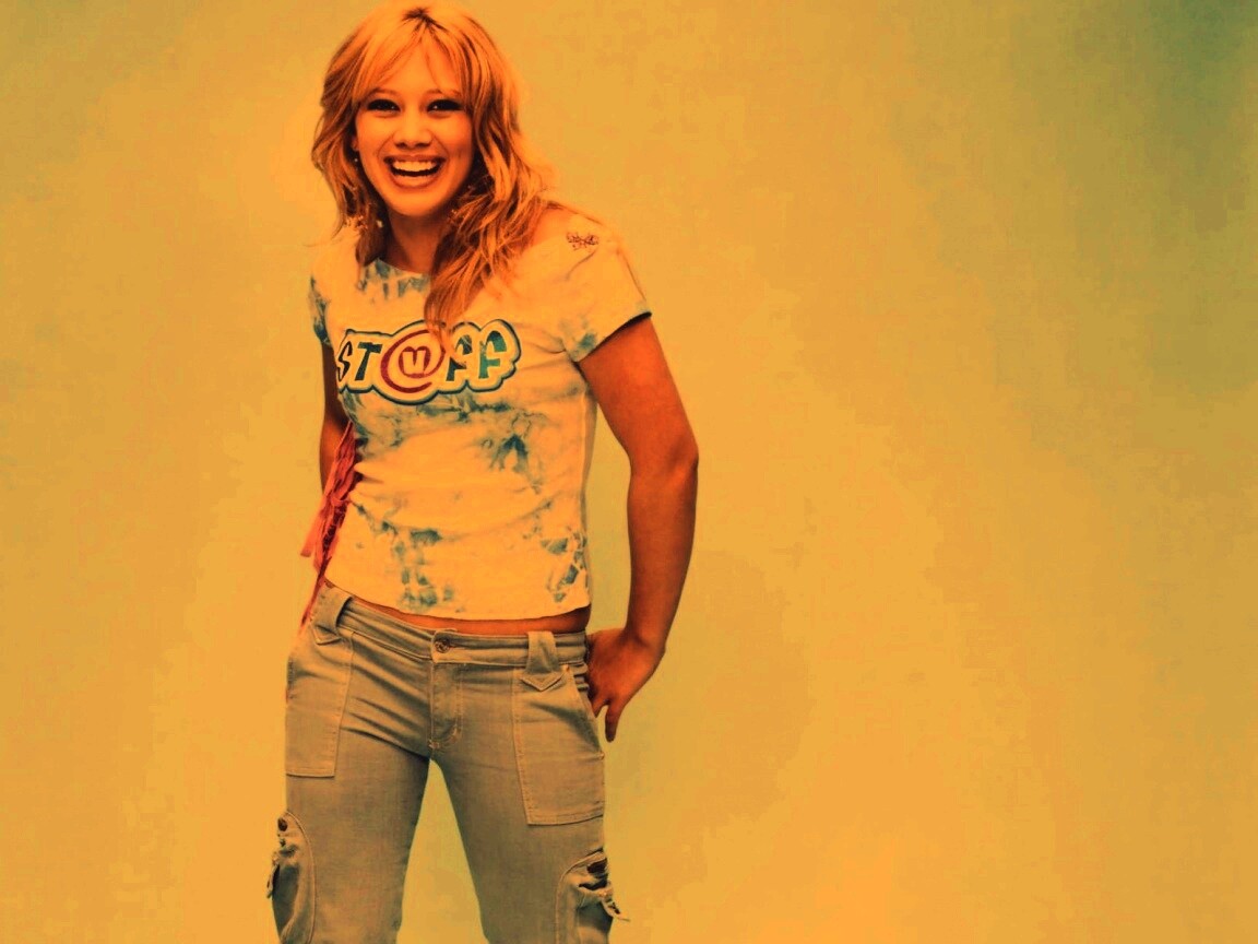 Хилари Дафф смеется обои