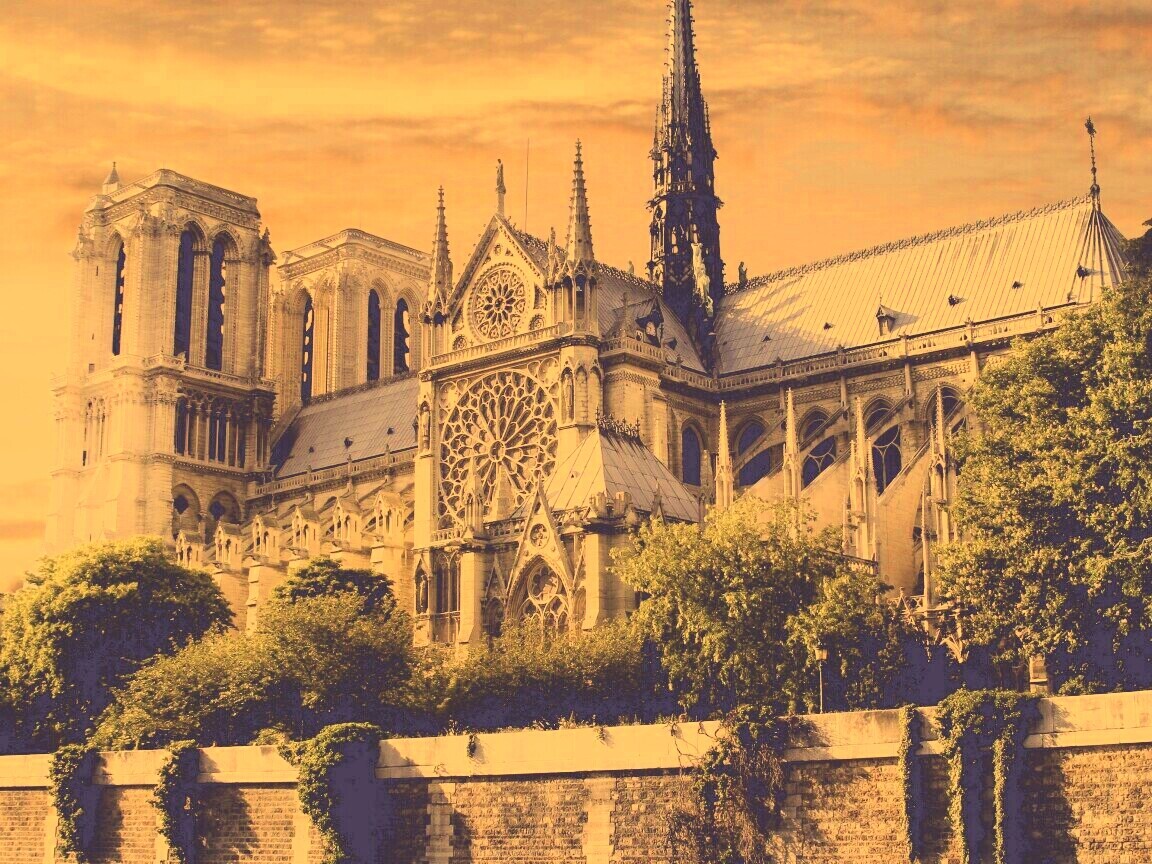 Собор парижской Богоматери обои