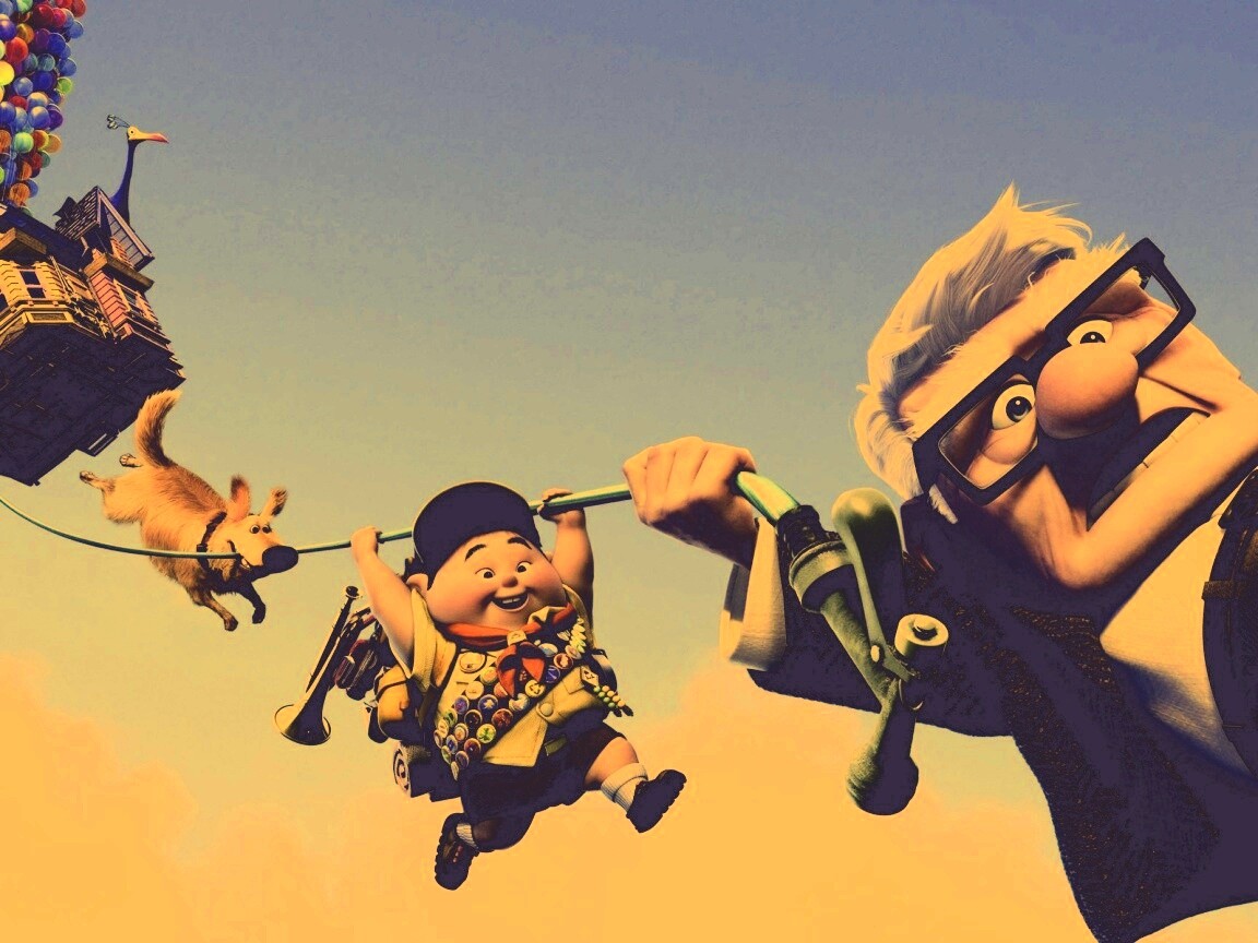 Персонажи мультфильма Up обои