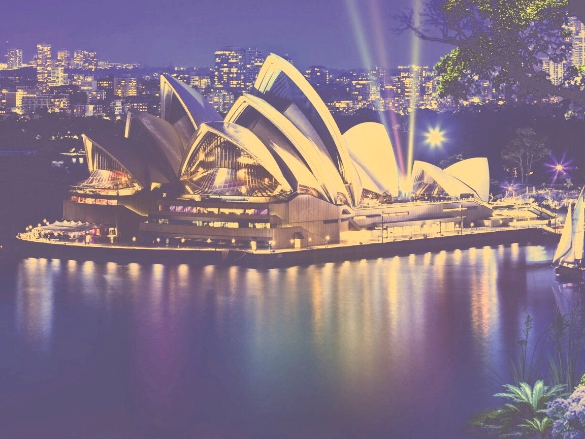 Здание оперного театра в Сиднее обои