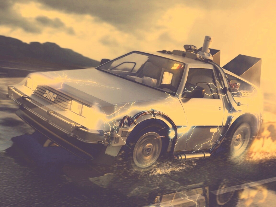 Машина времени обои