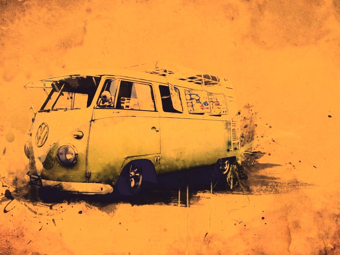 Фольксваген 56 года - лучший фургон для путешествий обои