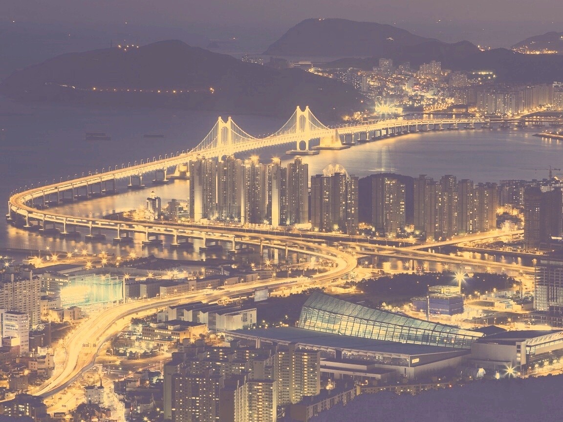 Ночной город обои