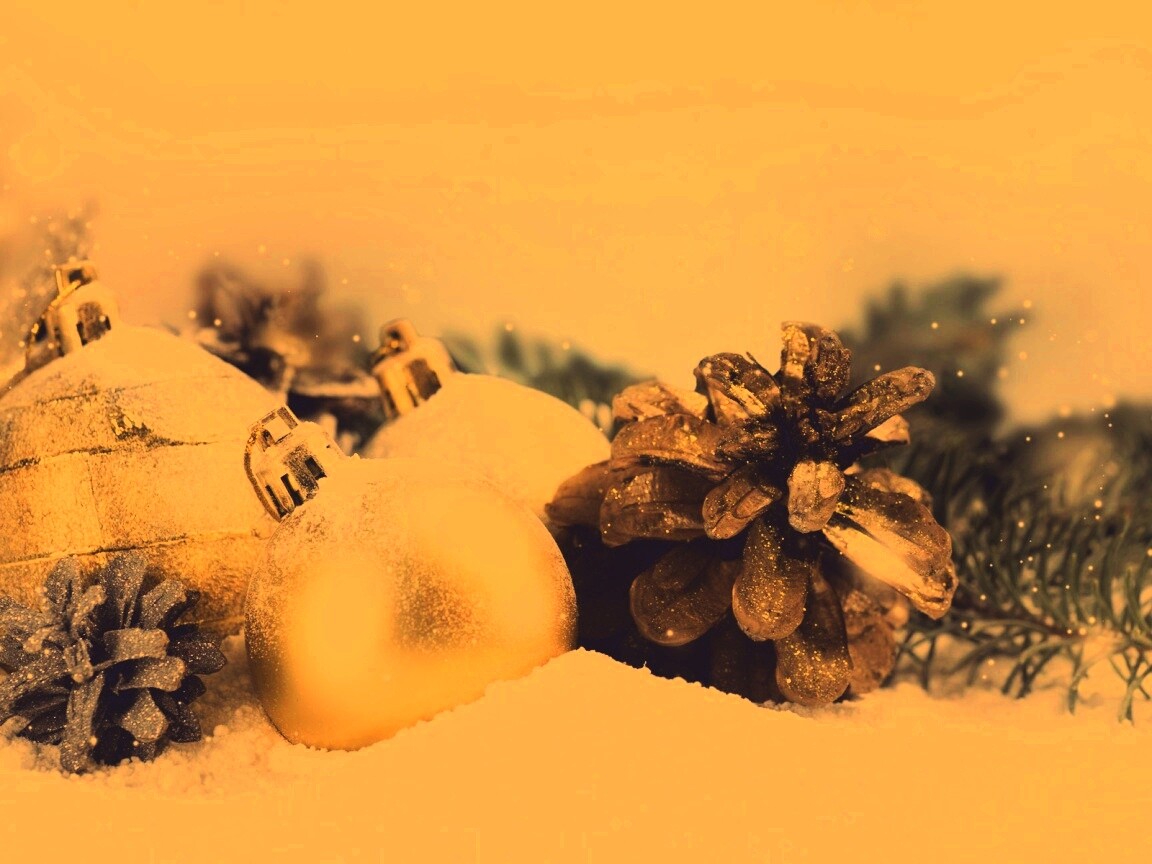 Новогодний натюрморт обои