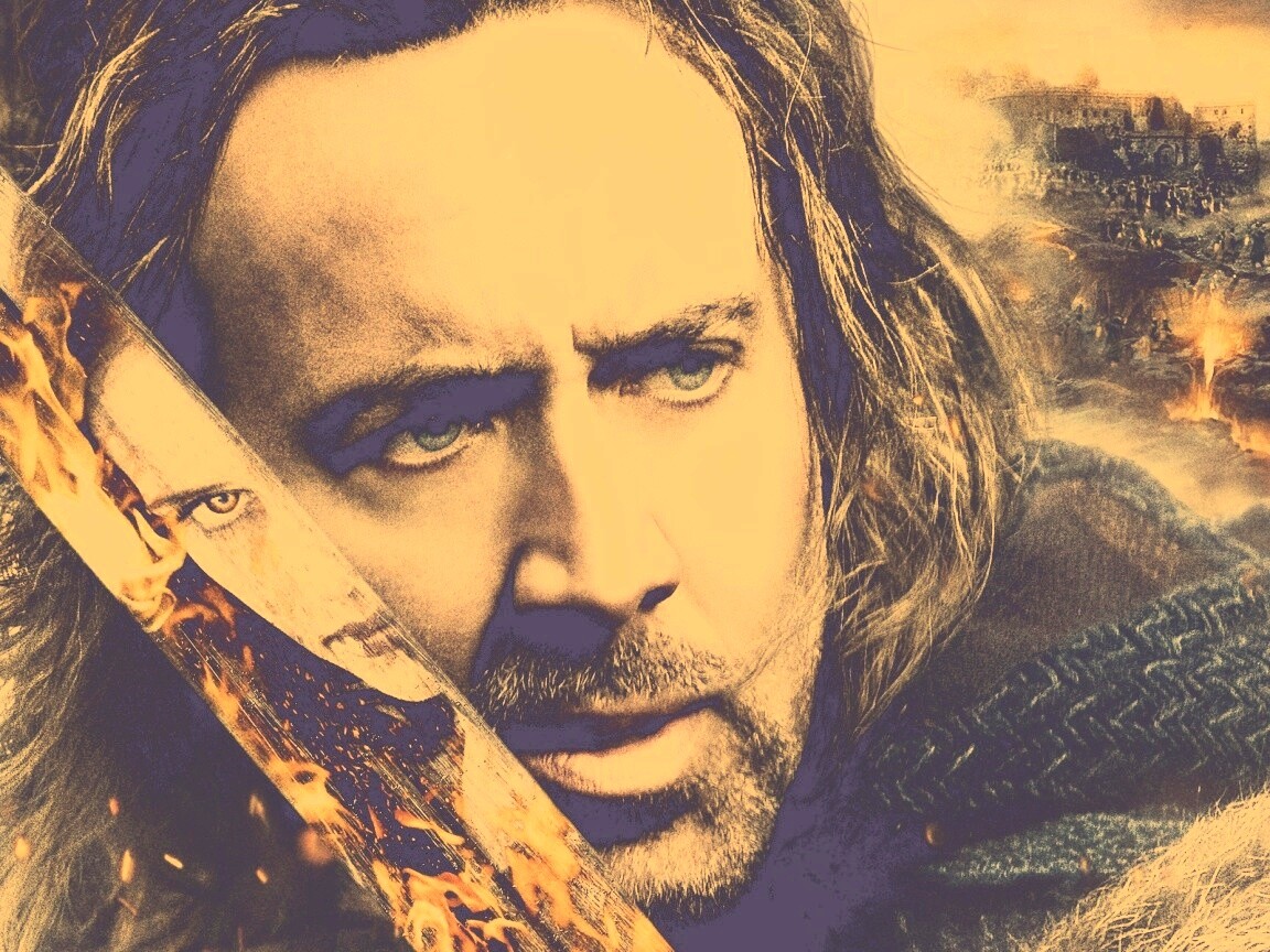 Николас Кейдж в фильме Время ведьм обои