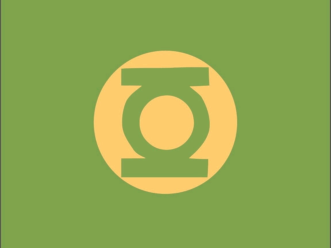 Знак Зеленого фонаря обои