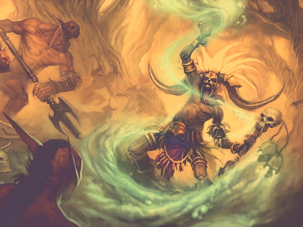 Шаман из Diablo 3 обои